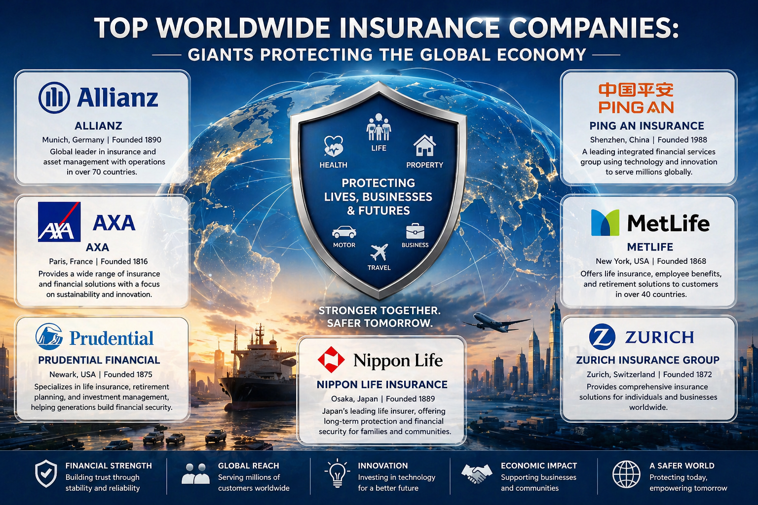 Top Worldwide Insurance Companies Giants Protecting the Global Economy