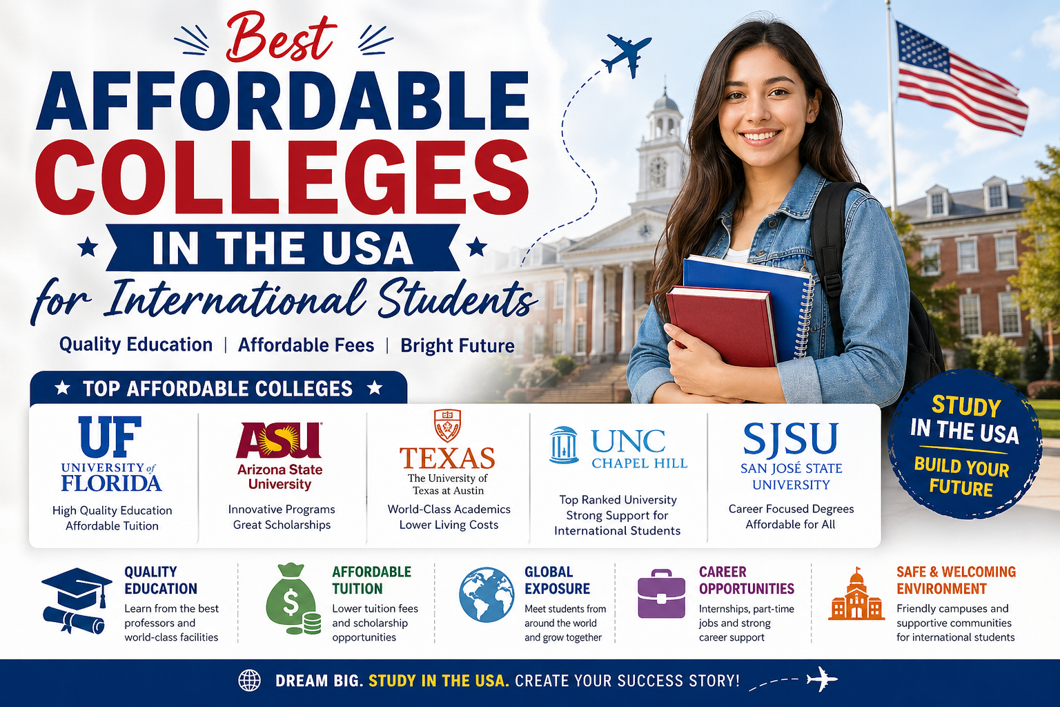 Best Affordable Colleges in the USA for International Students Full Detailed Guide